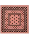 Dolce & Gabbana Monogram Scarf In Pink