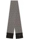 Dolce & Gabbana Mosaic-print Scarf In Black