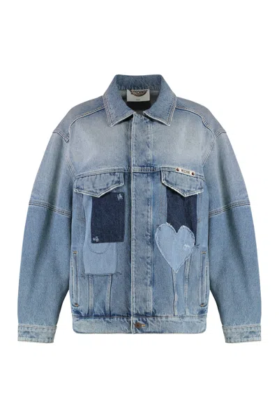 Dolce & Gabbana Moschino Couture Denim Jacket In Blue