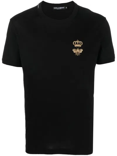 DOLCE & GABBANA DOLCE & GABBANA MOTIF DETAIL T SHIRT