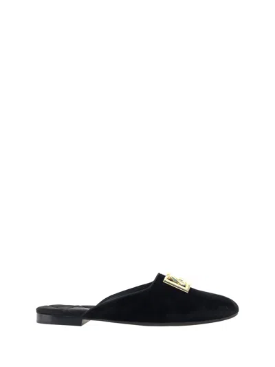 Dolce & Gabbana Mule Shoes In Nero