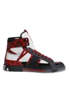 Dolce & Gabbana Multi Leather High Top Sneakers Men's Shoes In Multi