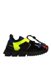Dolce & Gabbana Multicolor Mesh Sorrento Trekking Sneakers Shoes In Multi