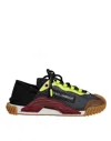 Dolce & Gabbana Multicolor Nylon Low Top Ns1 Sneakers Shoes In Multi