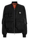 Dolce & Gabbana Multi-pocket Bomber Jacket In Black