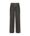 Dolce & Gabbana Denim Trousers With Belt Loops In Black