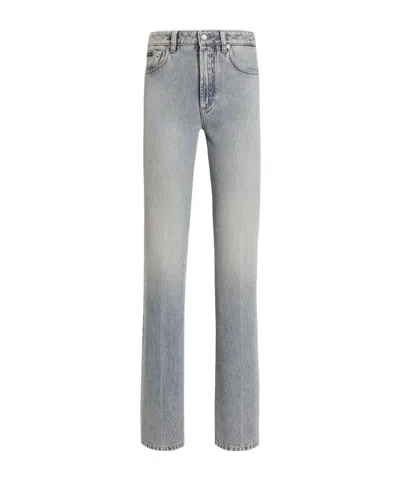 DOLCE & GABBANA DOLCE  GABBANA LOGO PLAQUE JEANS