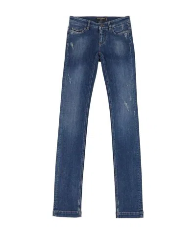 Dolce & Gabbana Multi-pocket Jeans In Blue