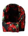 Dolce & Gabbana Multicolor Anemone Whole Head Wrap Hat In Multicolor