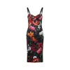 Dolce & Gabbana Floral Print Dress In Multi