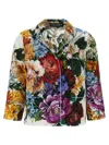 Dolce & Gabbana Floral Pattern Collared Neck Long Sleeves Shirt In Multi