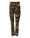 Dolce & Gabbana Multicolor Camouflage Cargo Pants In Multi
