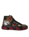 DOLCE & GABBANA DOLCE & GABBANA MULTICOLOR CAMOUFLAGE HIGH TOP SNEAKERS MEN'S SHOES