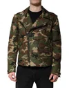 Dolce & Gabbana Multicolor Camouflage Nylon Biker Men's Jacket