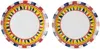 Dolce & Gabbana Multicolor Carretto Dinner Plate Set In Carretto