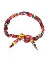 Dolce & Gabbana Multicolor Carretto Print Waist Belt In Multicolor