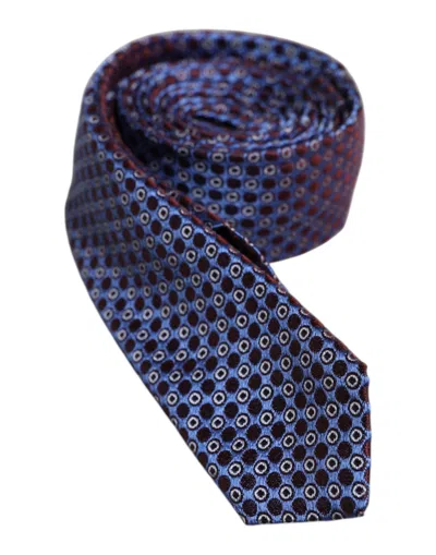 Dolce & Gabbana Multicolor Circles Silk Adjustable Neckmen's Men's Tie