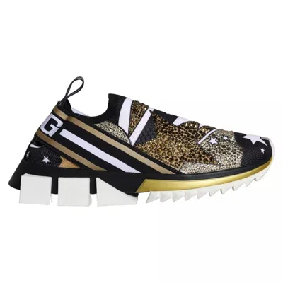 Dolce & Gabbana Sorrento Crystal-embellished Sneakers In Multi