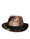Dolce & Gabbana Multicolor Cotton Blend Fedora Capello Men Hat In Multi