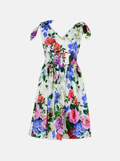 DOLCE & GABBANA MULTICOLOR COTTON DRESS