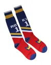 Dolce & Gabbana Multicolor Cotton Stretch Over Calf Socks In Multi