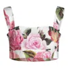 Dolce & Gabbana Multicolor Cotton Top In Rose F.do Bianco