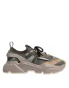 Dolce & Gabbana Multicolor Daymaster Low Top Sneakers Men's Shoes In Gray