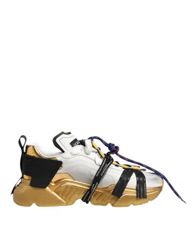 DOLCE & GABBANA MULTICOLOR DAYMASTER LOW TOP SNEAKERS SHOES