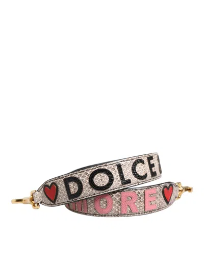 Dolce & Gabbana Multicolor Dg Amore Patch Bag Accessory Shoulder Women's Strap
