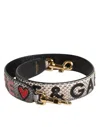 Dolce & Gabbana Multicolor Dg Amore Patch Bag Shoulder Women's Strap In Multi