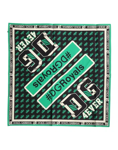 Dolce & Gabbana Multicolor #dgroyals Square Foulard 50.5cm X 50cm Men's Scarf