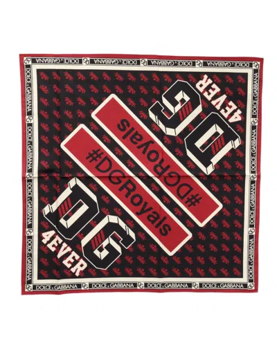 Dolce & Gabbana Multicolor #dgroyals Square Foulard 50cm X 49.5cm Men's Scarf