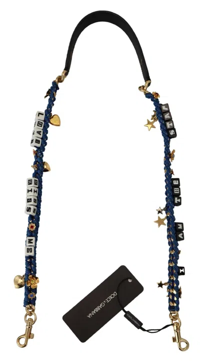 Dolce & Gabbana Multicolor Embellished Bag Shoulder Women's Strap