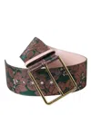 DOLCE & GABBANA DOLCE & GABBANA MULTICOLOR HIGH-WAIST STATEMENT WOMEN'S BELT