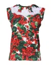 Dolce & Gabbana White Floral Wool Lace Vest Tank Top