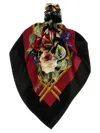 Dolce & Gabbana Floral Print Scarf In Multicolor