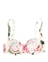 Dolce & Gabbana Floral Semi-pad Underwire Underwire Bra In Multi
