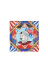 Dolce & Gabbana Multicolor Geometric Silk Scarf
