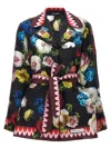 Dolce & Gabbana Printed Silk Pajama Blouse In Multicolor