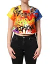 Dolce & Gabbana Crystal-embellished T-shirt In Multi
