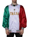 Dolce & Gabbana Italia Colour-block Bomber Jacket