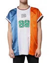 Dolce & Gabbana Multicolor Jersey Tank Sleeveless Men's T-shirt In Multicolor