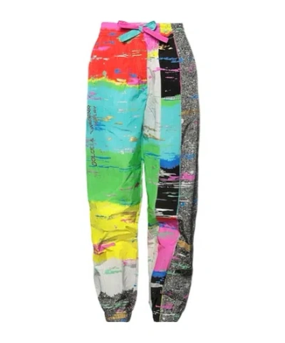 Dolce & Gabbana Multi-color Jogger Pants In Green