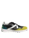 Dolce & Gabbana Multicolor Lace Up Low Top Men Sneakers Shoes In Multi