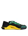Dolce & Gabbana Multicolor Lace Up Low Top Ns1 Sneaker Shoes
