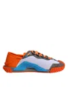 Dolce & Gabbana Multicolor Lace Up Low Top Ns1 Sneakers Men's Shoes