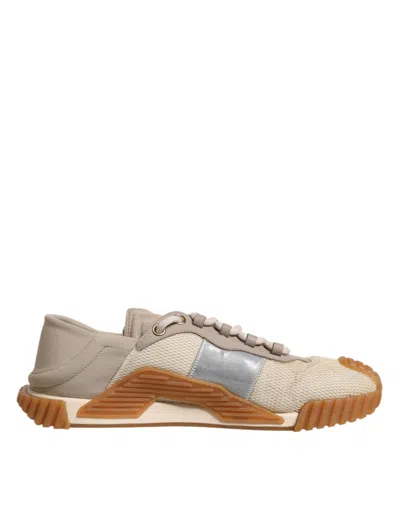 Pre-owned Dolce & Gabbana Multicolor Lace Up Low Top Ns1 Sneakers Men's Shoes ()