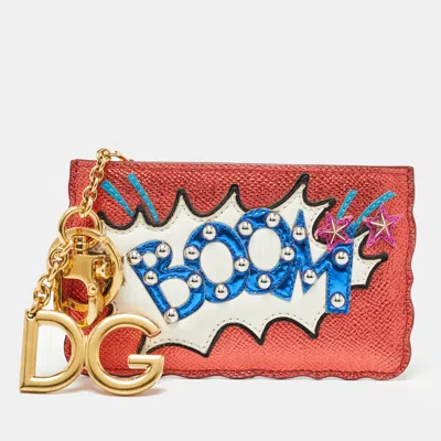 Pre-owned Dolce & Gabbana Multicolor Leather Dg Boom Zip Purse
