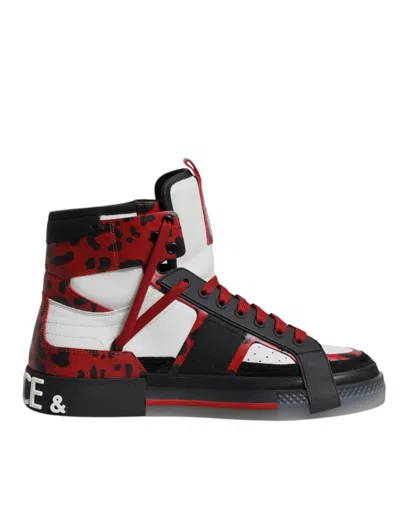 Dolce & Gabbana Dolce &amp; Gabbana Leopard Hoodie In Red