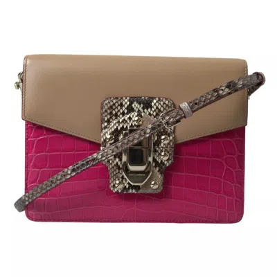 Pre-owned Dolce & Gabbana Multicolor Leather Lucia Shoulder Women's Bag ()